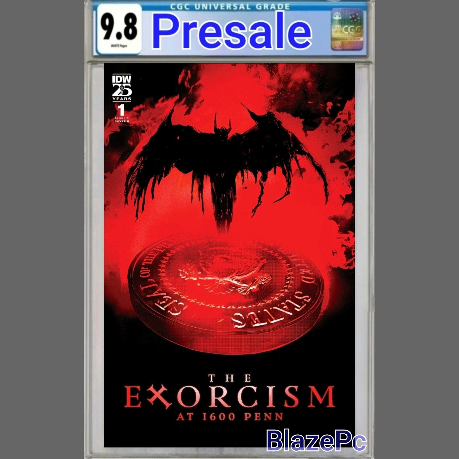 The Exorcism at 1600 Penn #1 CGC 9.8 Cover B Jock 1st Print IDW PRESALE