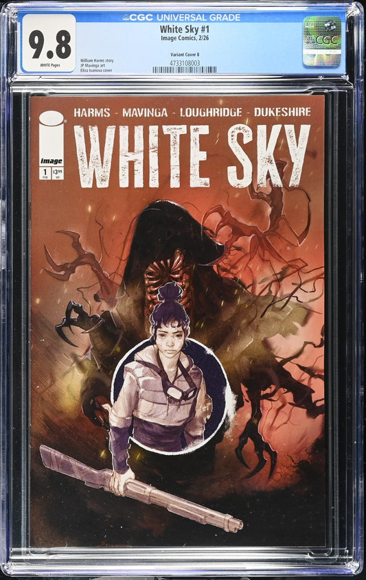 White Sky #1 CGC 9.8 Eliza Ivanova Cover B Variant 1st Print Image Comic 2026