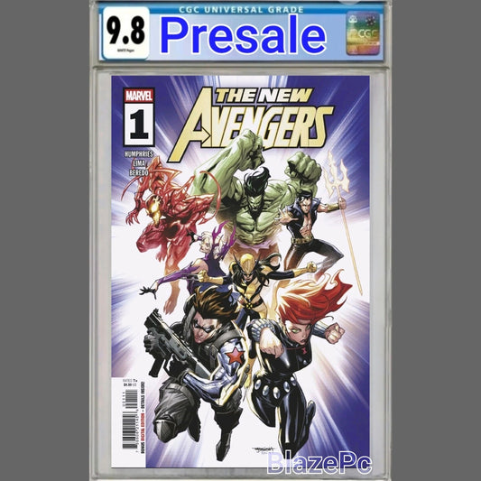 New Avengers #1 CGC 9.8 Stephen Segovia Cover A Marvel 2025 PRESALE