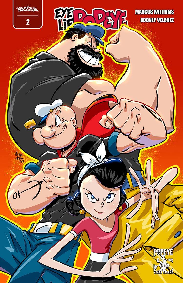 Eye Lie Popeye #2 Cover A B C D Variant Set Options Massive 2024 NM