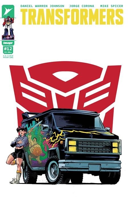 Transformers #12 2nd Print Cover B Howard Autobot Variant Image Comics 2025 NM