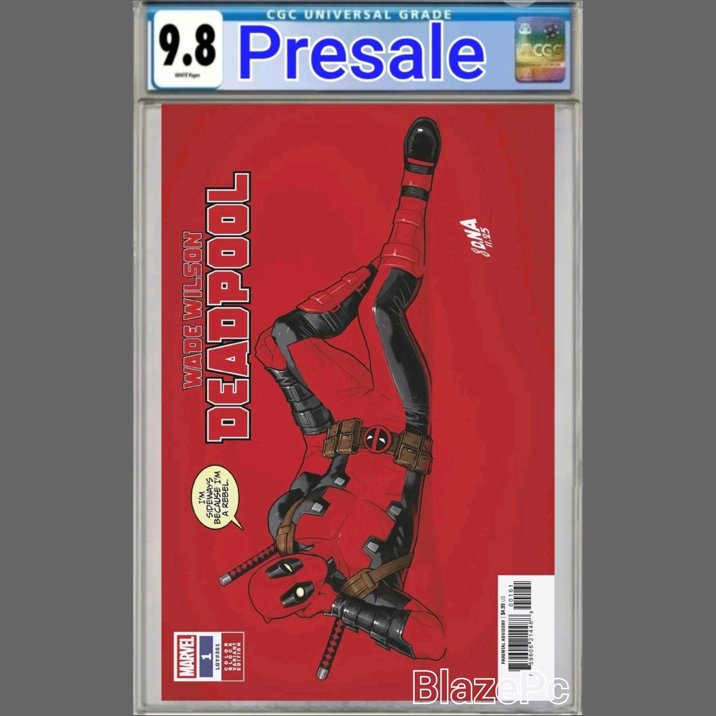 Wade Wilson Deadpool #1 CGC 9.8 David Nakayama Variant Percy Marvel 2026 PRESALE