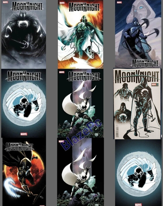 Vengeance of Moon Knight #1 A B C D E Variant Set or 1:10 1:25 1:50 1:100 NM