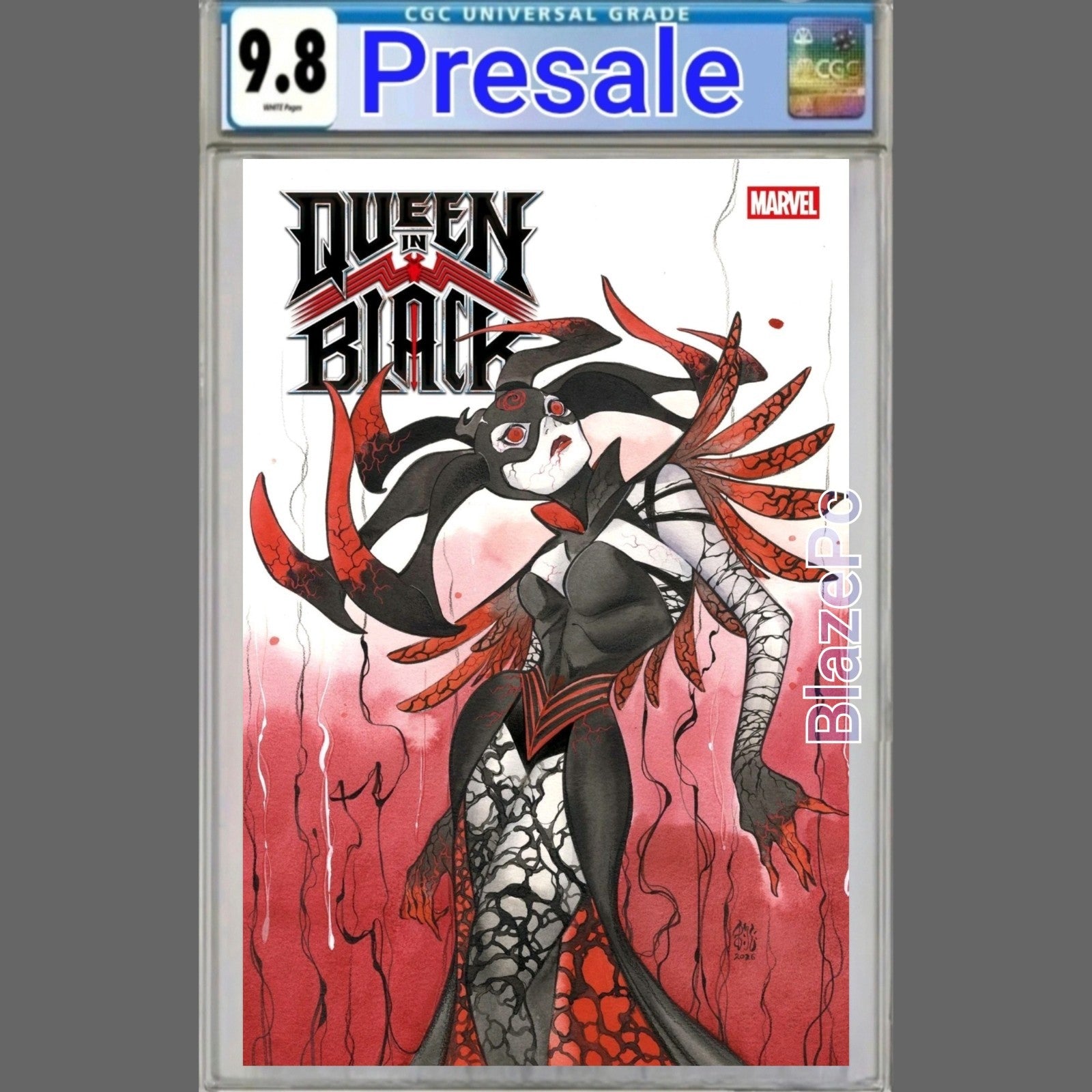 Queen In Black #1 CGC 9.8 Peach Momoko Variant Marvel Comics 2026 PRESALE