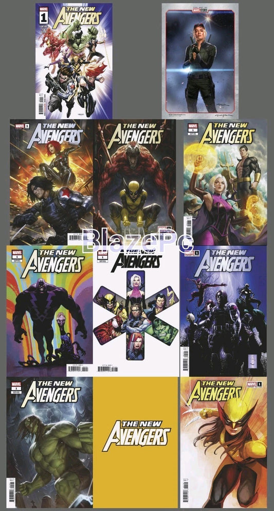 New Avengers #1 Cover A B C D E F G H I Variant Set or 1:10 1:25 Options 2025 NM