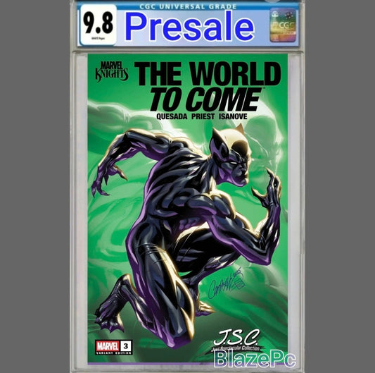 Marvel Knights World To Come #3 CGC 9.8 Campbell Just Spectacular Variant PRESAL