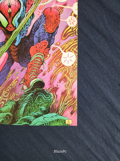 Spider Punk Arms Race #1 1:25 2nd Print Ian Bertram Ratio Variant 2024 Pics NM