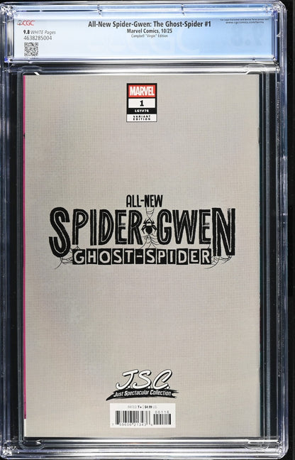 All-New Spider-Gwen The Ghost-Spider #1 CGC 9.8 1:100 Campbell VIRGIN