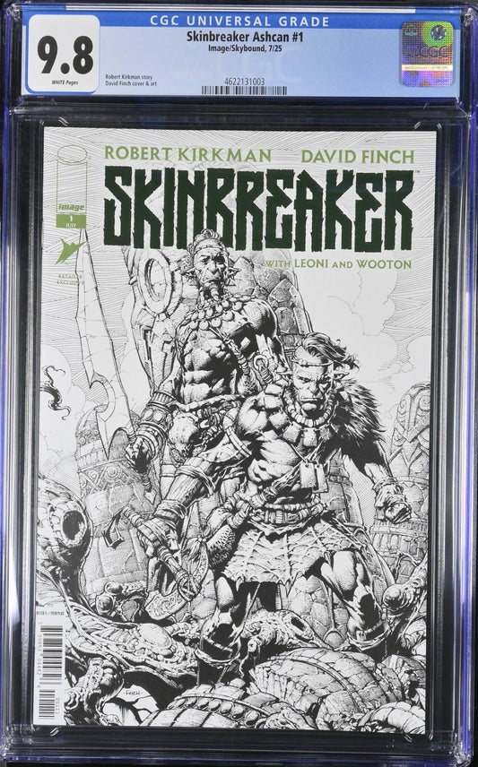 Skinbreaker #1 CGC 9.8 Ashcan Variant Finch Kirkman Image Comics 2025