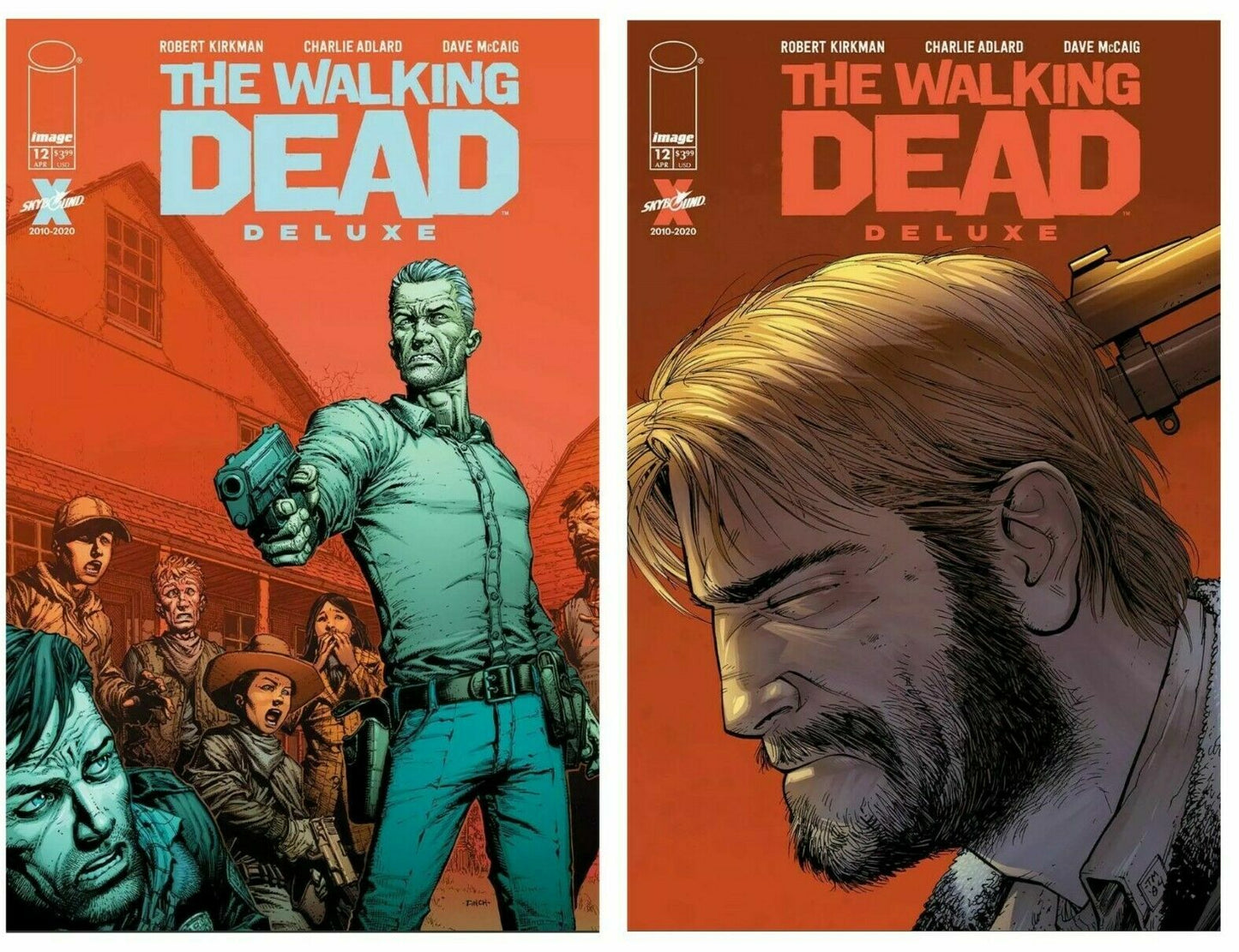 Walking Dead Deluxe #12 Cover A B Variant Set Options NM