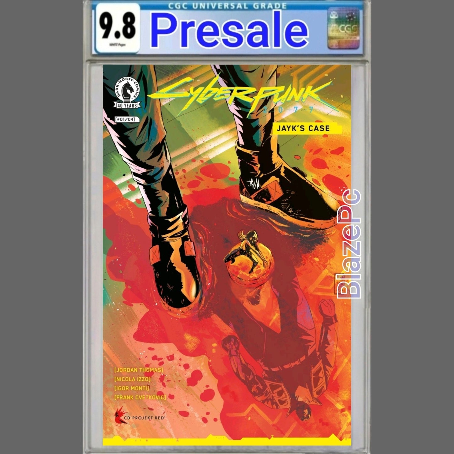 Cyberpunk 2077 Jayks Case #1 CGC 9.8 Cover A 1st Print Dark Horse 2026 PRESALE