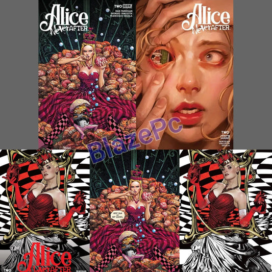 Alice Never After #2 Cover A B E Variant Set or 1:10 1:25 Options Hughes Boom!