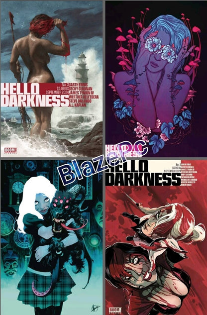 Hello Darkness #3 Cover A B C D Variant Set Option Boom! Studios 2024 NM