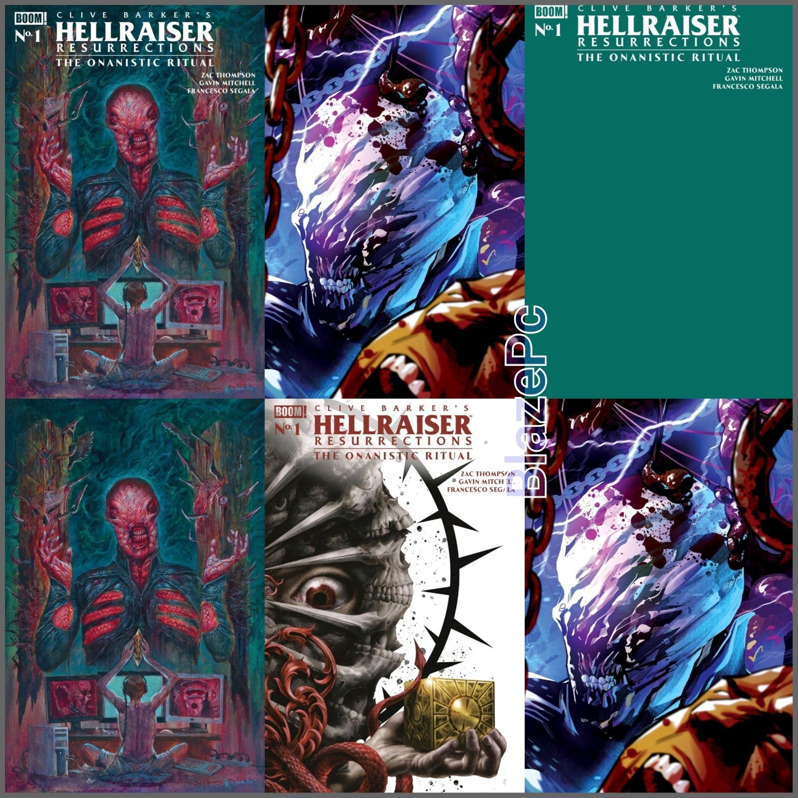 Hellraiser Resurrections Onanistic Ritual #1 A B C F G 1:10 Variant Presale 9/9
