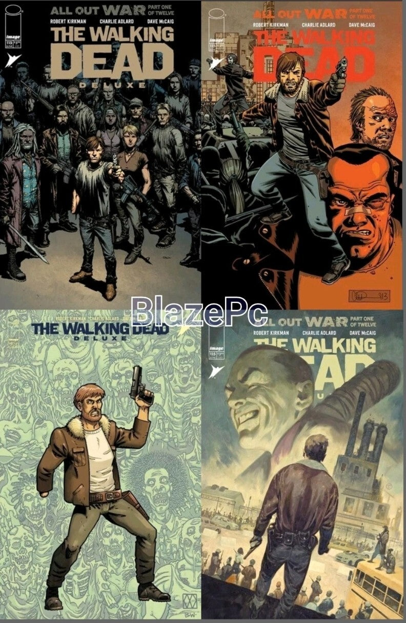 Walking Dead Deluxe #115 Cover A B C D Variant Set Options Image Comics 2025 NM