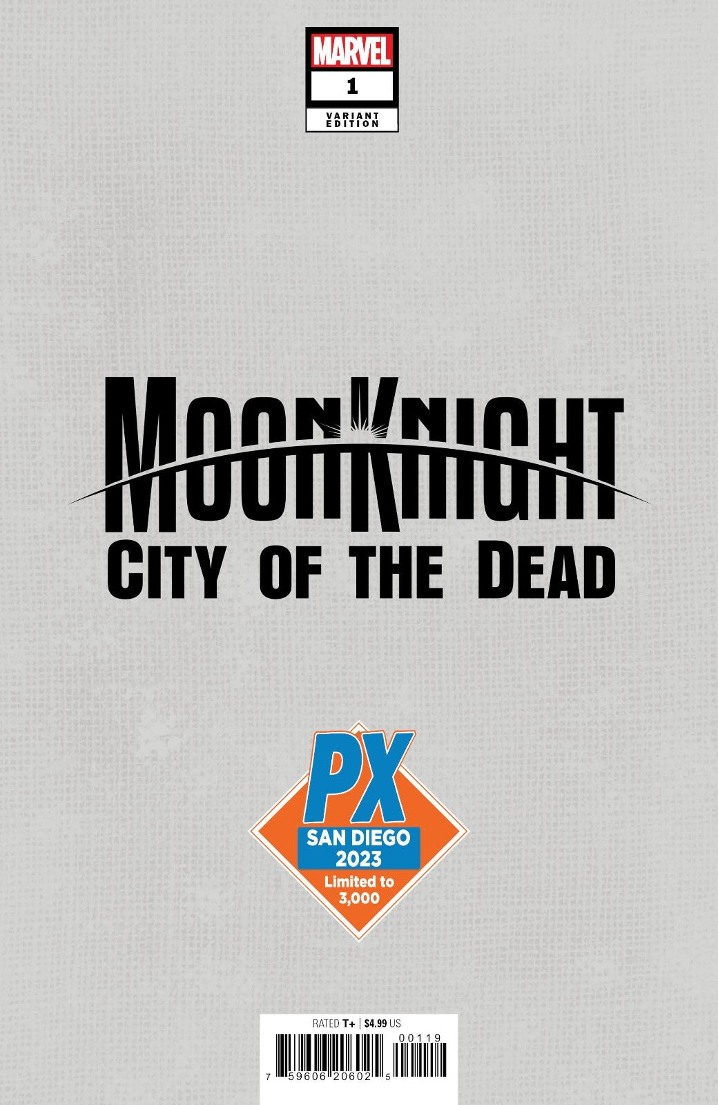 Moon Knight City of the Dead #1 SDCC 2023 Reis Variant Limited to 3000 Marvel NM