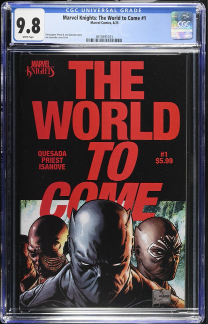 Marvel Knights The World To Come #1 CGC 9.8 Cover A Quesada 1st Print 2025