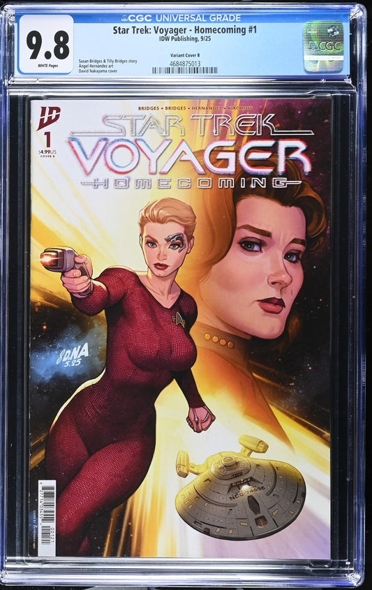 Star Trek Voyager Homecoming #1 CGC 9.8 Cover B Nakayama Variant 2025 IDW