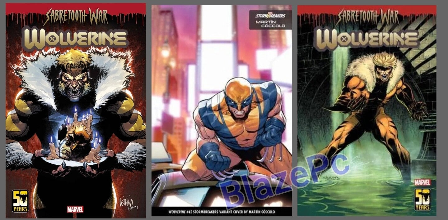Wolverine #42 Cover A B C Variant Set or 1:25 1:100 Options Marvel 2024 NM