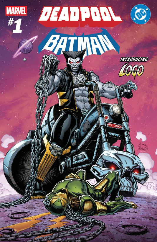Deadpool Batman #1 Ryan Stegman 2nd Print Logo Variant Marvel DC Presale 10/29