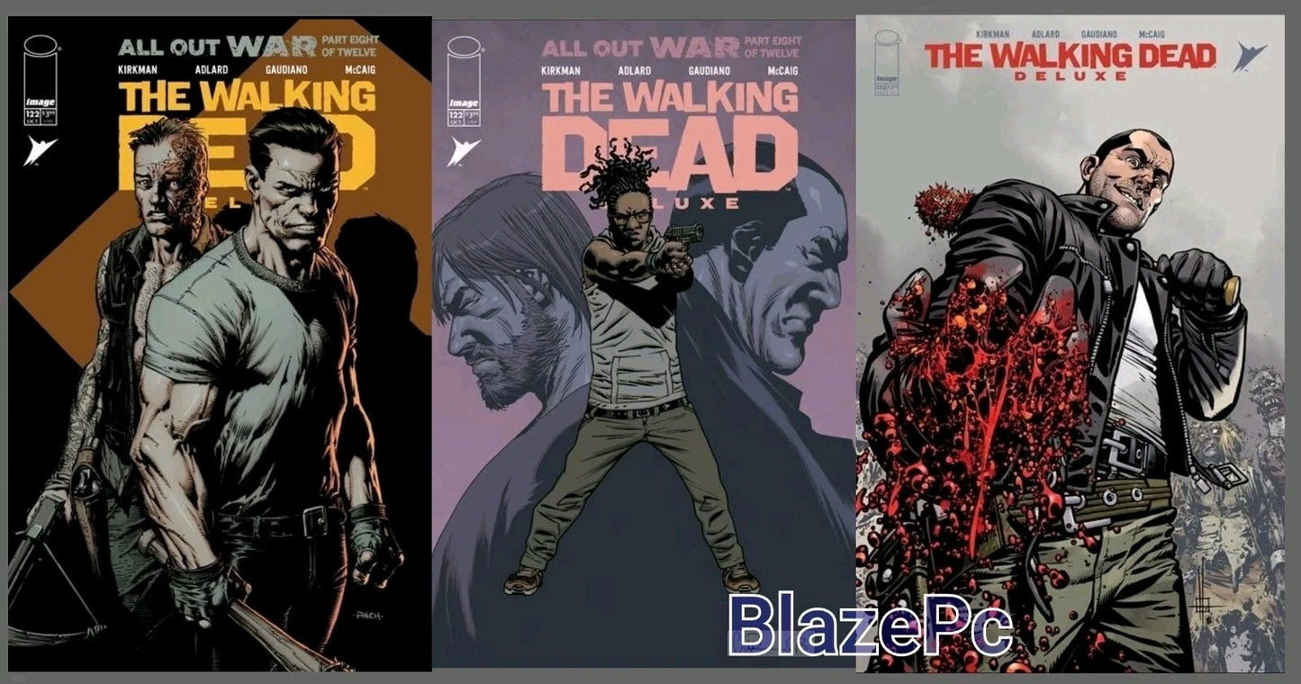 Walking Dead Deluxe #122 Cover A B C Variant Set Option Image 2025 Presale 10/1