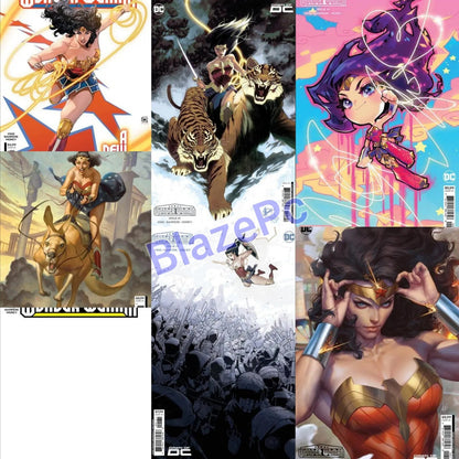 Wonder Woman #1 Cover A B C D E F Variant Set or 1:25 1:50 Options Dawn of DC NM
