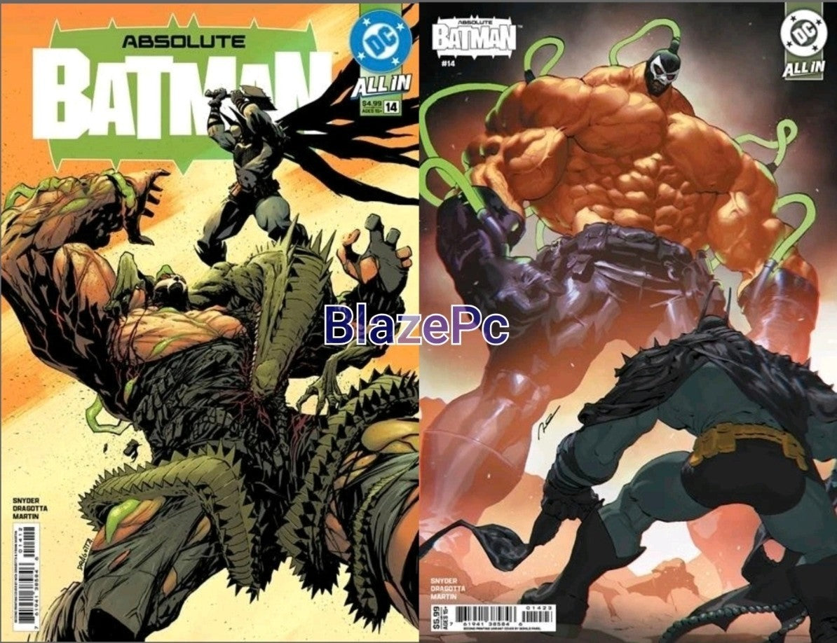 Absolute Batman #14 2nd Print Cover A B Variant Set Options 2026 Presale 2/11