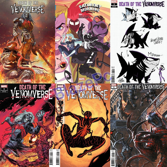 Death of the Venomverse #5 Cover A B C D E Variant Set or 1:10 Options 2023 NM