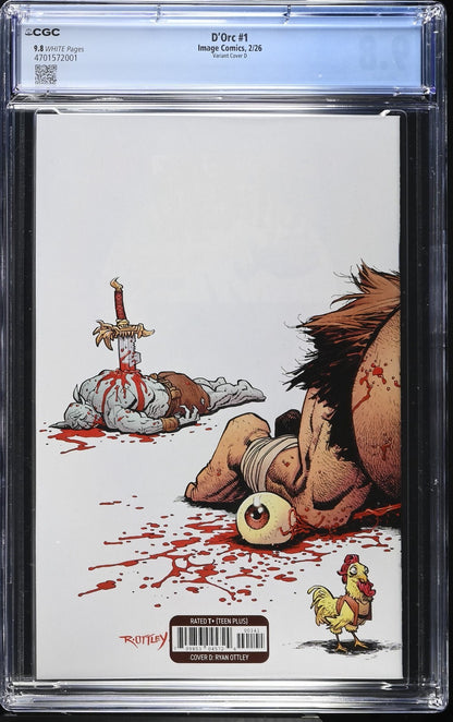 Dorc #1 CGC 9.8 1:25 Ryan Ottley Cover D Variant Image Comics 2026