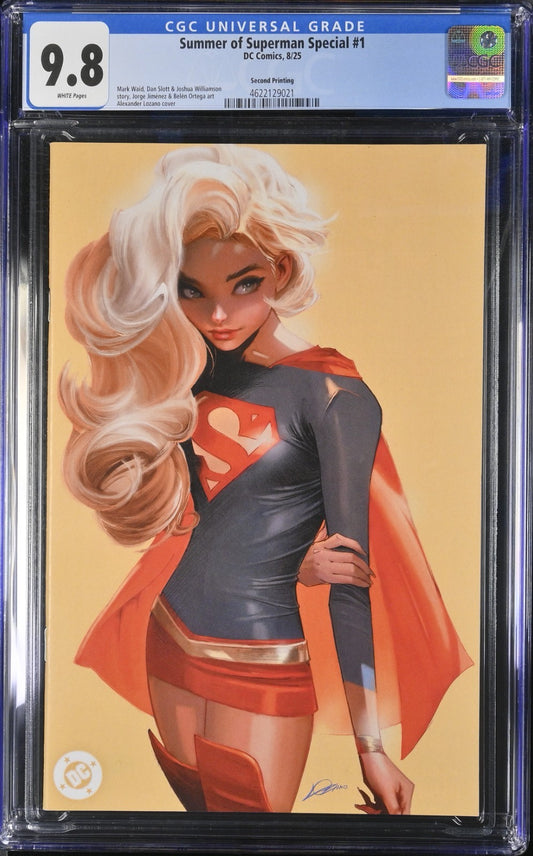 Summer of Superman Special #1 CGC 9.8 2nd Print Lozano Variant DC Comics 2025