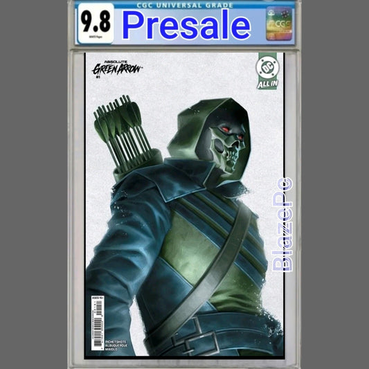 Absolute Green Arrow #1 CGC 9.8 1:25 Reiko Murakami Variant DC 2026 PRESALE