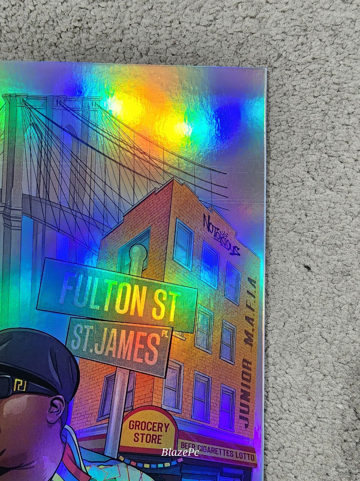 Downtown Hip Hop Biggie Smalls Notorious Chrome Foil Karych Comic Art Book