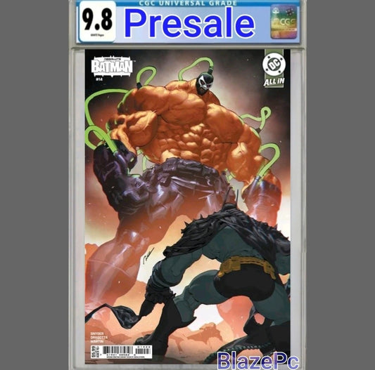 Absolute Batman #14 CGC 9.8 2nd Print Gerald Parel Cover B Variant 2026 PRESALE