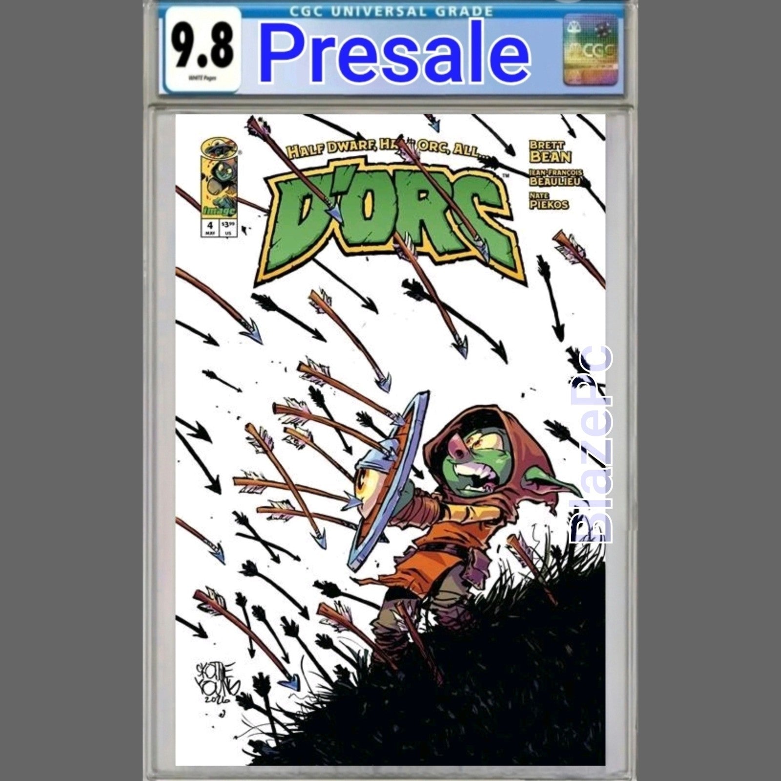 Dorc #4 CGC 9.8 Brett Bean Cover B Variant 1st Print Image Comics 2026 PRESALE