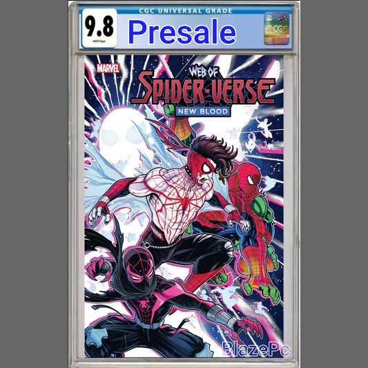 Web of Spider-Verse New Blood #1 CGC 9.8 Luciano Vecchio Cover A 2025 PRESALE