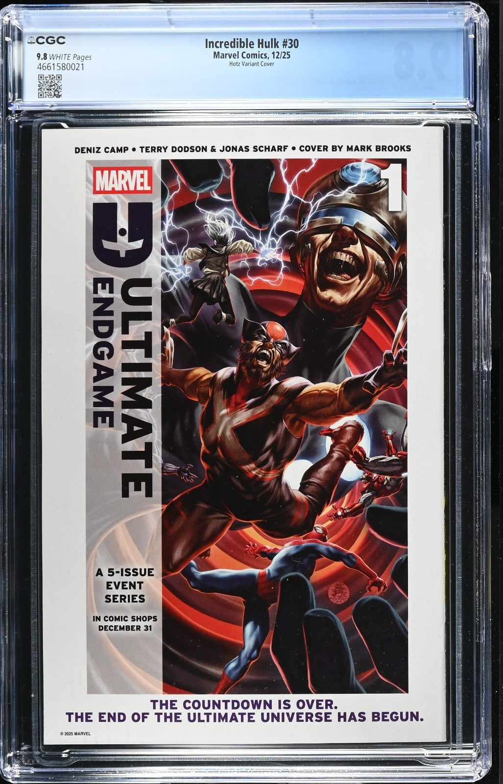 Incredible Hulk #30 CGC 9.8 1:25 Kyle Holtz Variant 1st Print Marvel Comics 2025