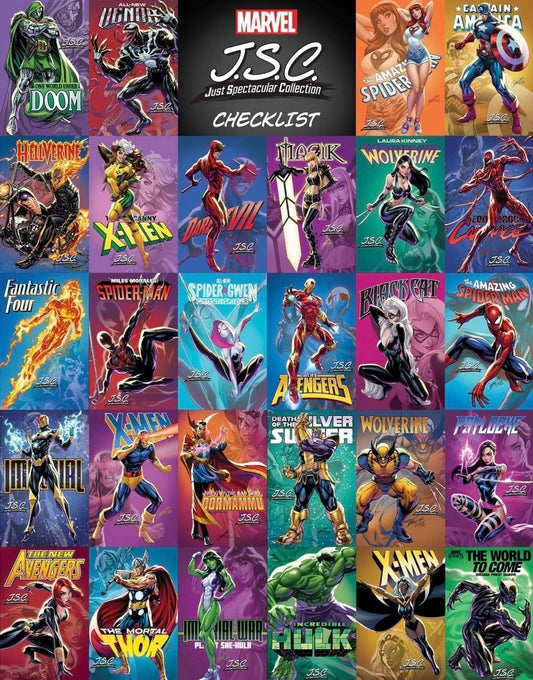 J Scott Campbell Just Spectacular Collection Variant Set Option Presale 8/3-9/24
