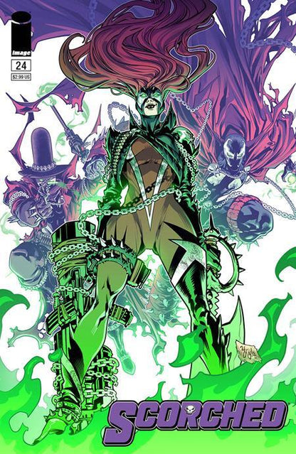The Scorched #24 Cover A B Variant Set Options Spawn Image 2023 NM
