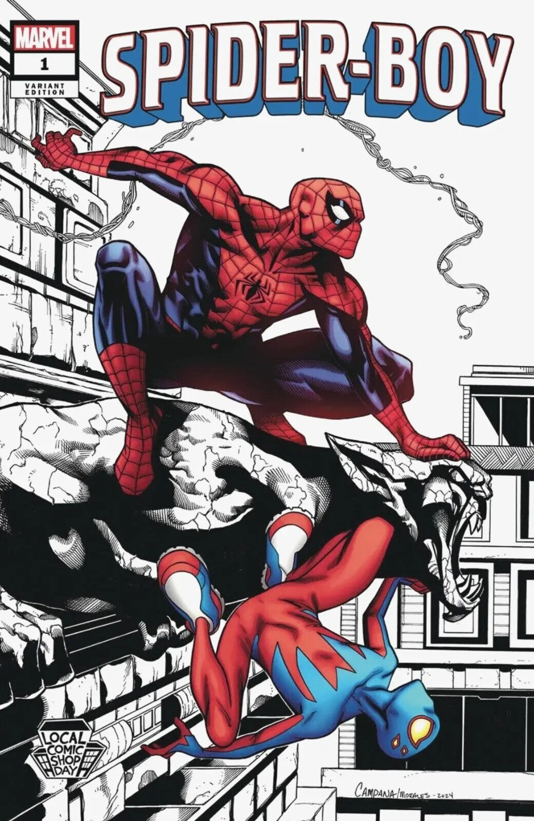 Spider-Boy #1 Cover A B C D E F Variant Set or LCSD 1:50 Options Slott 2023 NM