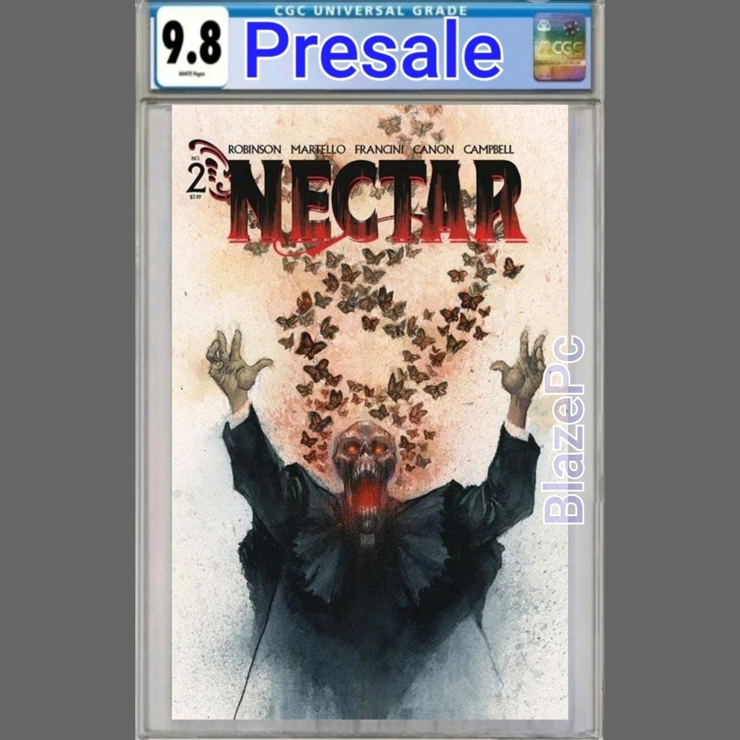 Nectar #2 CGC 9.8 1:10 Jonathan Wayshak Variant Vault Comics 2026 PRESALE