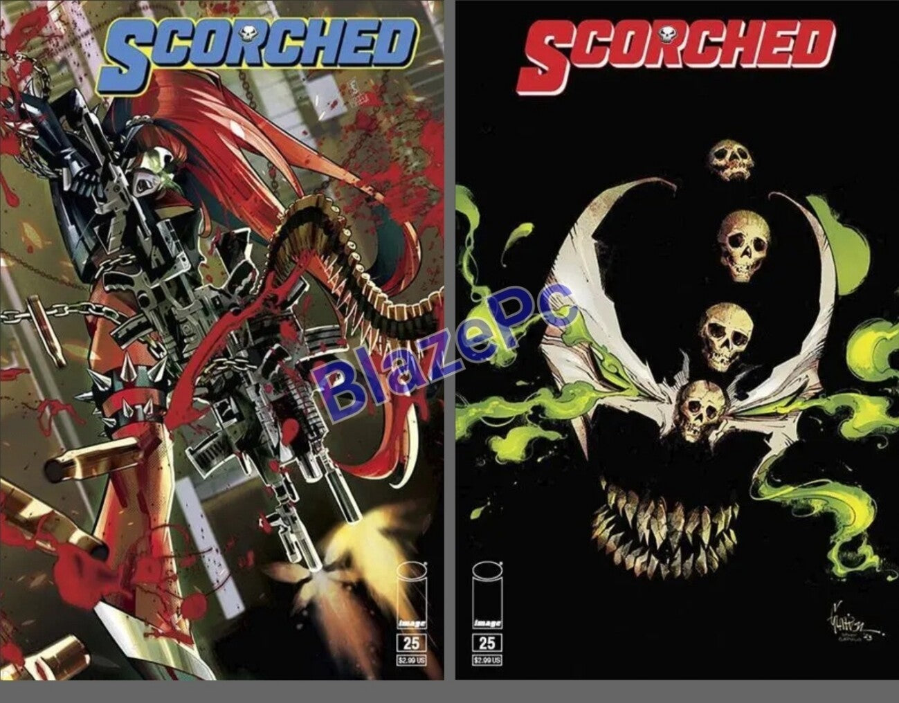 The Scorched #25 Cover A B Variant Set Options Spawn Image 2024 NM