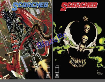 The Scorched #25 Cover A B Variant Set Options Spawn Image 2024 NM