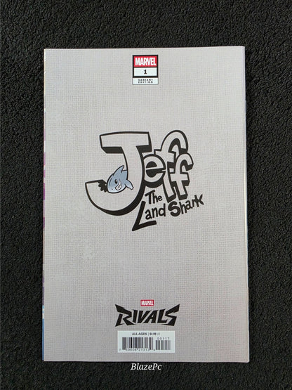 Jeff the Land Shark #1 1:100 Stanley Artgerm Lau Virgin Variant Marvel NM Pics