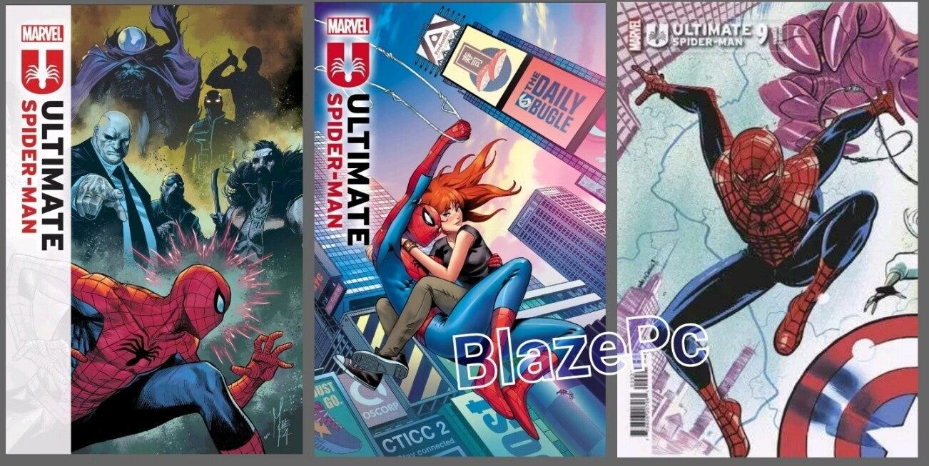 Ultimate Spider-Man #9 Cover A B C Variant Set or 1:25 Options Marvel 2024 NM