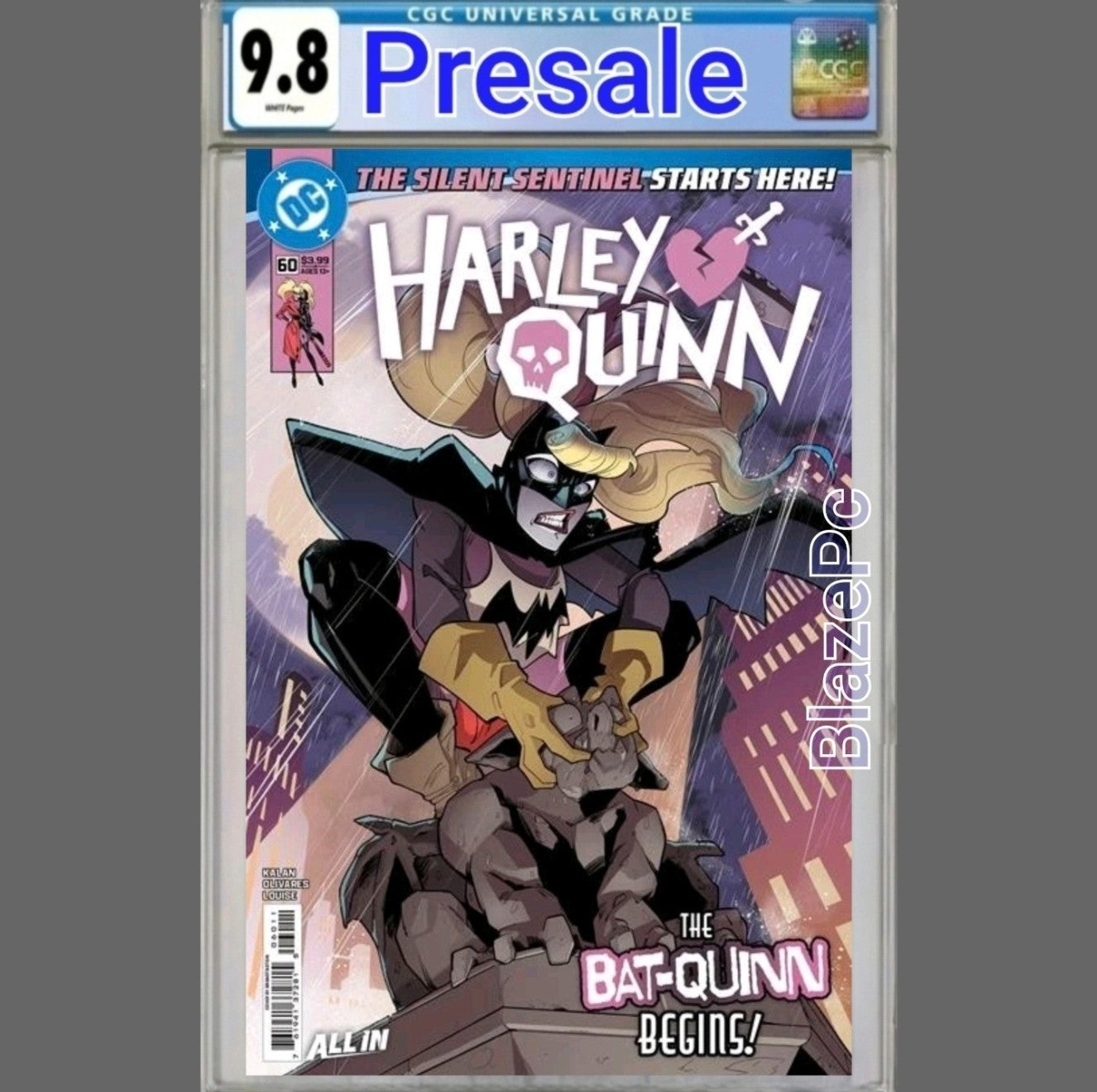 Harley  Quinn #60 CGC 9.8 Brandt & Stien Cover A Bat-Quinn DC 2026 PRESALE