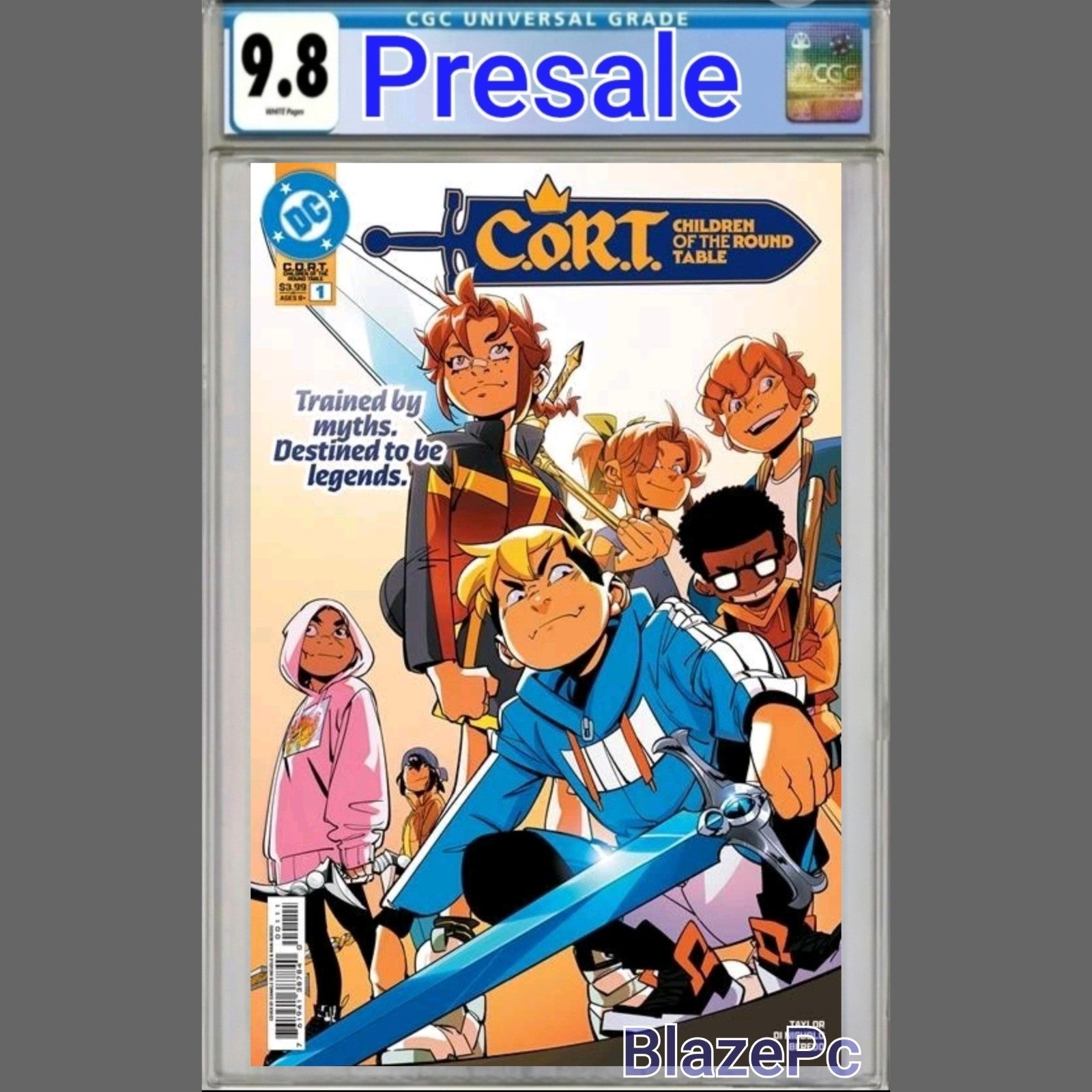 C.O.R.T. Children Of The Round Table #1 CGC 9.8 Cover A Nicuolo DC 2025 PRESALE
