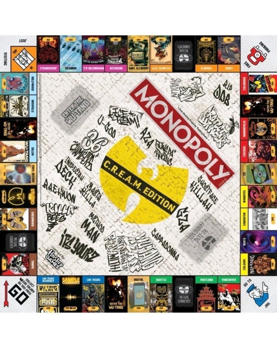 Wu Tang Clan Official Monopoly Board Game Limited Edition SEALED In Hand