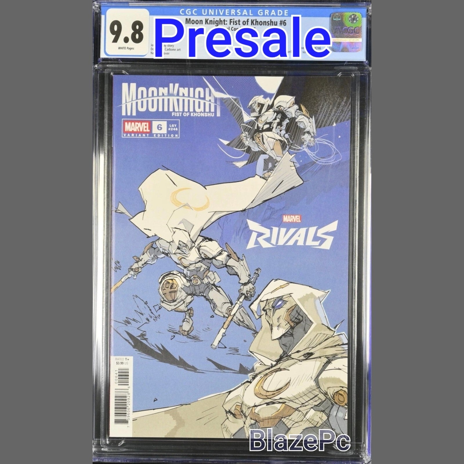 Moon Knight Fist of Khonshu #6 CGC 9.8 Netease Marvel Rivals Variant PRESALE