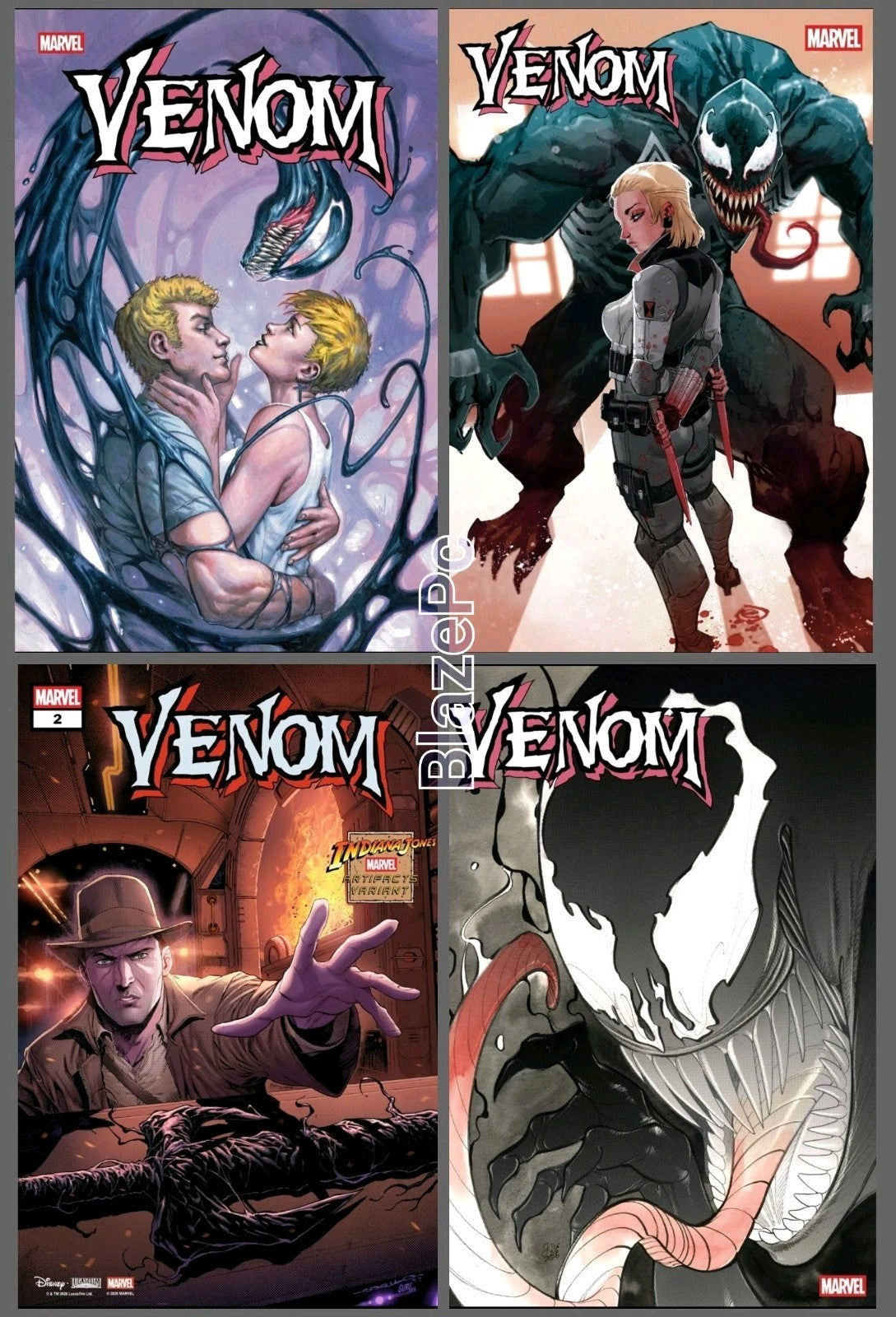 Venom #2 Cover A B C D Variant Set Options Marvel Comics 2026 Presale 11/25