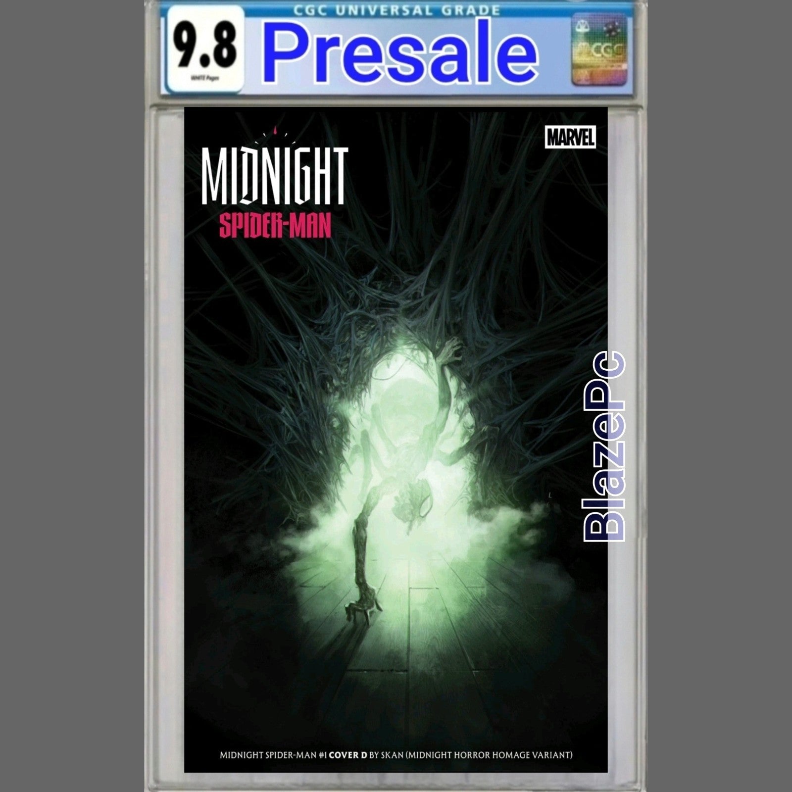 Midnight Spider-Man #1 CGC 9.8 Skan Cover D Variant 10/7 PRESALE